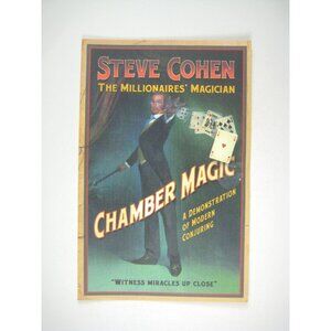 Steve Cohen Magician Chamber Magic Program Booklet Modern Conjuring